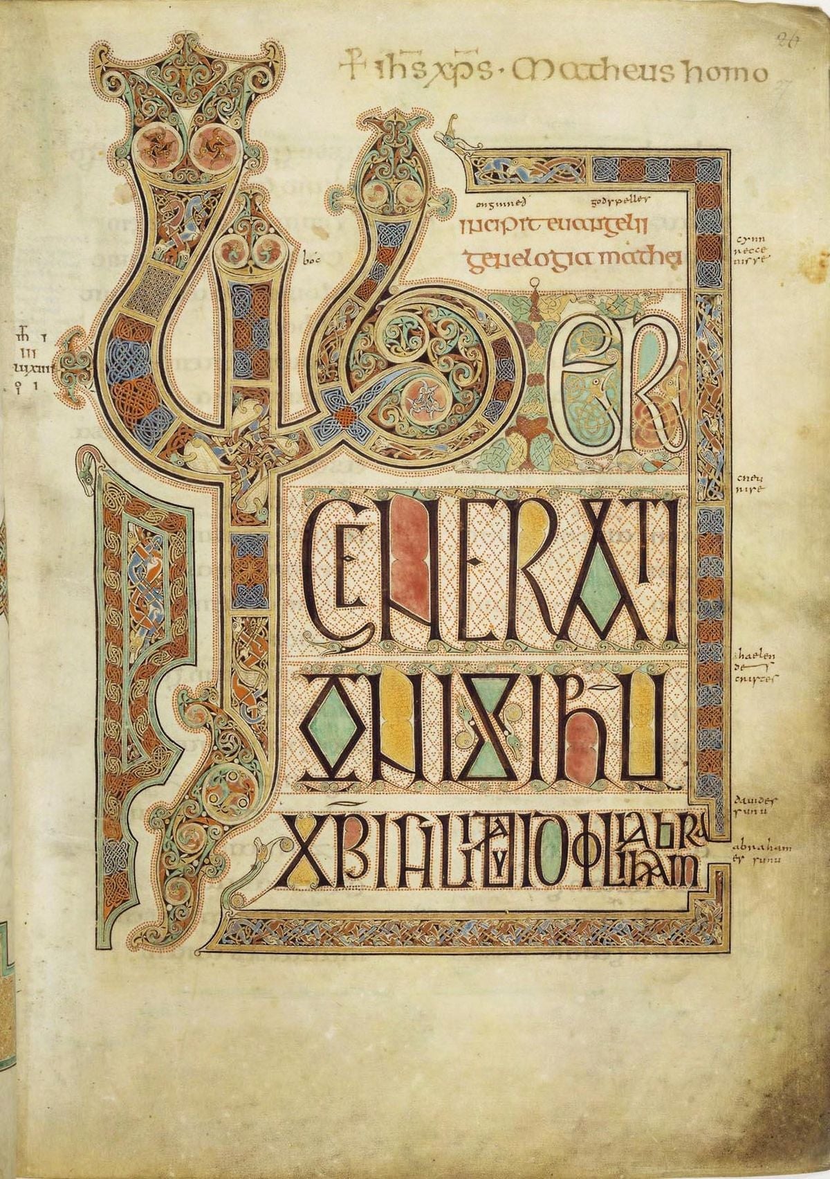 The Lindisfarne Gospels